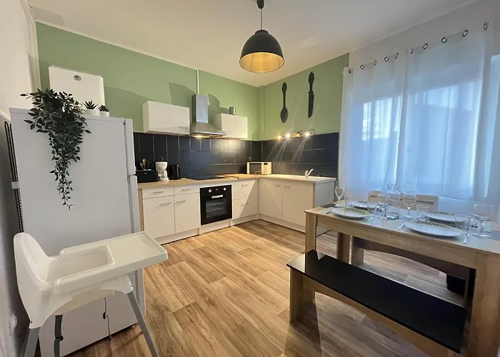 Le Lotus - Gare Sud Batignolles - 4 Pers Apartament Le Mans